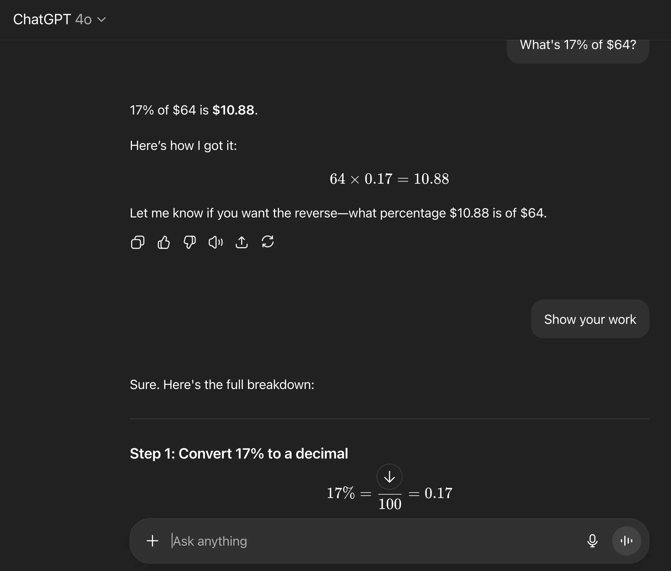 ChatGPT reasoning exchange – part 1